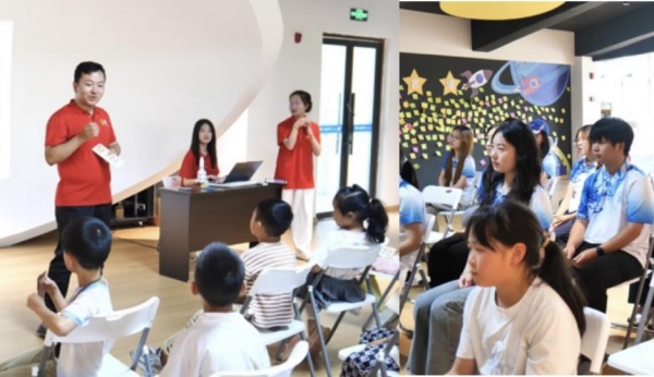 “科技自强课”现场。taptap点点体育供图